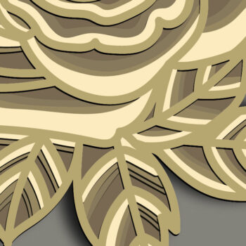 Intra απο ξύλο plywood 3mm-4mm πάχος Butterfly Multilayer /3D Patriotic Δίασταση 30x20 cm INTRAFABR-61873584 - Image 6