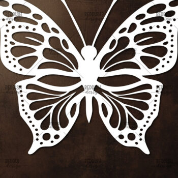 Intra απο ξύλο plywood 3mm-4mm πάχος Κοπή χαρτιού πεταλούδας , Σχέδιο κοπής χαρτιού Δίασταση 30x20 cm INTRAFABR-115823491 - Image 1