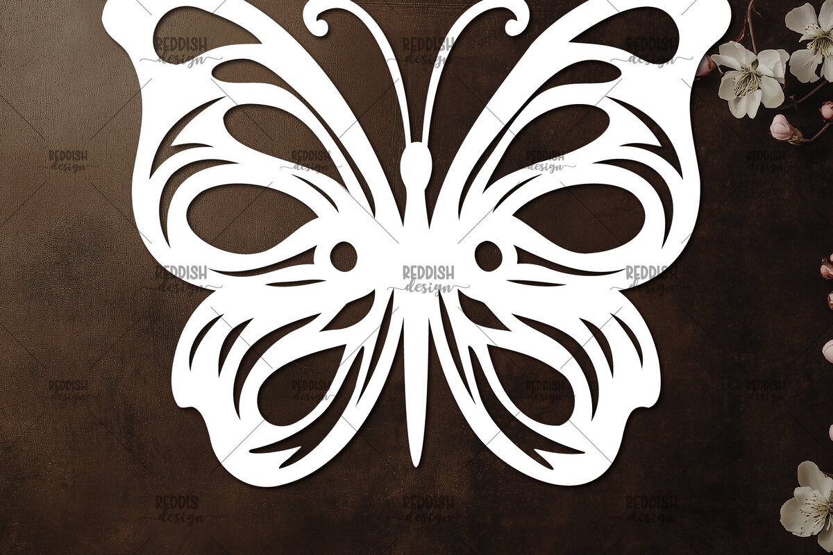 Intra απο ξύλο plywood 3mm-4mm πάχος Κοπή χαρτιού πεταλούδας , Σχέδιο κοπής χαρτιού Δίασταση 30x20 cm INTRAFABR-115823517