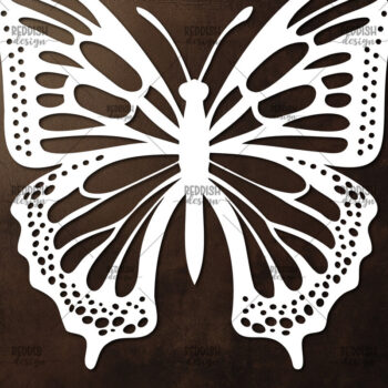 Intra απο ξύλο plywood 3mm-4mm πάχος Κοπή χαρτιού πεταλούδας , Σχέδιο κοπής χαρτιού Δίασταση 30x20 cm INTRAFABR-115823539 - Image 1