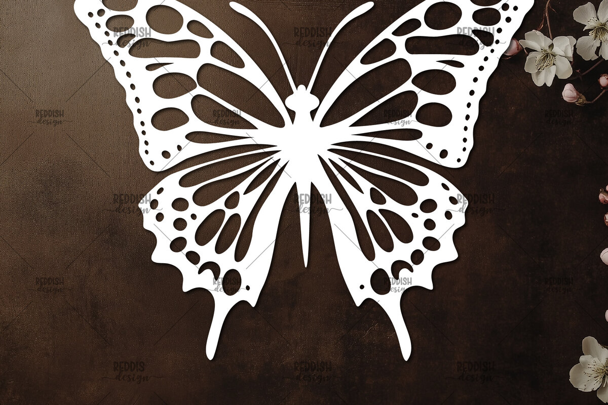 Intra απο ξύλο plywood 3mm-4mm πάχος Κοπή χαρτιού πεταλούδας , Σχέδιο κοπής χαρτιού Δίασταση 30x20 cm INTRAFABR-115823566