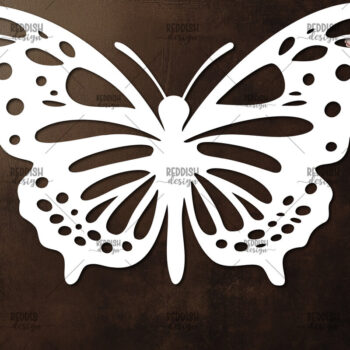 Intra απο ξύλο plywood 3mm-4mm πάχος Κοπή χαρτιού πεταλούδας , Σχέδιο κοπής χαρτιού Δίασταση 30x20 cm INTRAFABR-115823253 - Image 1