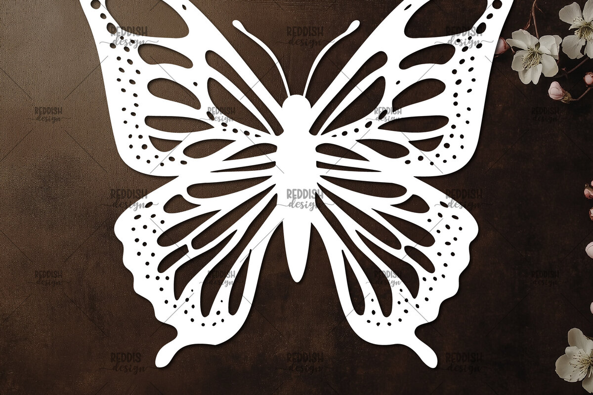 Intra απο ξύλο plywood 3mm-4mm πάχος Κοπή χαρτιού πεταλούδας , Σχέδιο κοπής χαρτιού Δίασταση 30x20 cm INTRAFABR-115823380