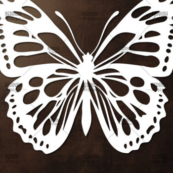 Intra απο ξύλο plywood 3mm-4mm πάχος Κοπή χαρτιού πεταλούδας , Σχέδιο κοπής χαρτιού Δίασταση 30x20 cm INTRAFABR-115823427 - Image 1