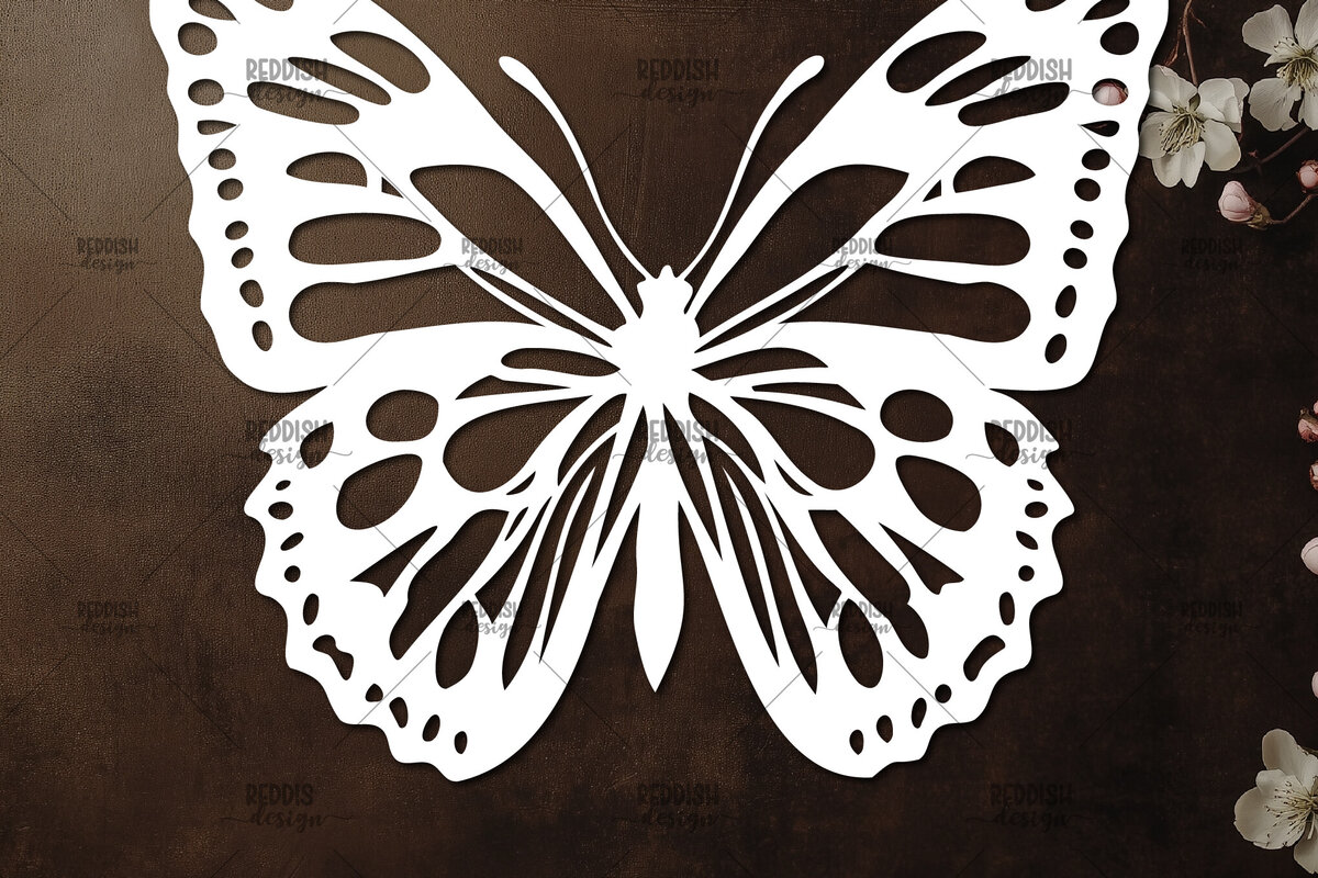 Intra απο ξύλο plywood 3mm-4mm πάχος Κοπή χαρτιού πεταλούδας , Σχέδιο κοπής χαρτιού Δίασταση 30x20 cm INTRAFABR-115823427