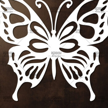 Intra απο ξύλο plywood 3mm-4mm πάχος Κοπή χαρτιού πεταλούδας , Σχέδιο κοπής χαρτιού Δίασταση 30x20 cm INTRAFABR-115823456 - Image 1