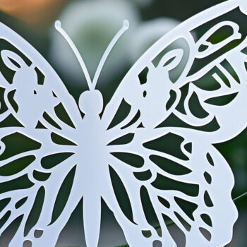 Intra απο ξύλο plywood 3mm-4mm πάχος Πρότυπο κάρτας Πεταλούδας Papercut Δίασταση 10x20 cm INTRAFABR-92219067 - Image 1