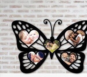 Intra απο ξύλο plywood 3mm-4mm πάχος Πεταλούδα Κορνίζα Δίασταση 20x30 cm INTRAFABR-32009542