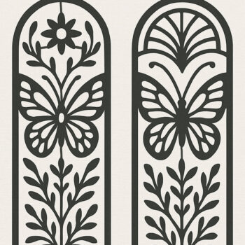 Intra απο ξύλο plywood 3mm-4mm πάχος Πάνελ παραθύρων στυλ πεταλούδας Cut Fi Δίασταση 4x4 cm INTRAFABR-122752198 - Image 1