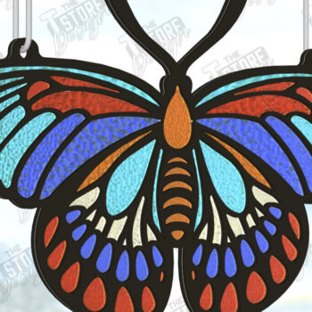 Intra απο ξύλο plywood 3mm-4mm πάχος Suncatcher πεταλούδας | CNC Δίασταση 30x20 cm INTRAFABR-123578673 - Image 1