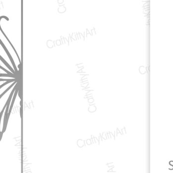 Intra απο ξύλο plywood 3mm-4mm πάχος Butterfly , Μονόγραμμα Κορνίζες Δίασταση 7x7 cm INTRAFABR-103120846 - Image 4