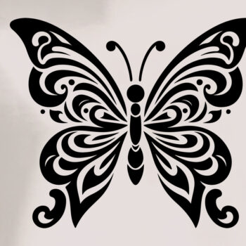 Intra απο ξύλο plywood 3mm-4mm πάχος πεταλούδας, διανυσματική σιλουέτα Δίασταση 15x15 cm INTRAFABR-102983681 - Image 3