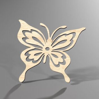 Intra απο ξύλο plywood 3mm-4mm πάχος κοπής με λέιζερ Butterfly Δίασταση 30x20 cm INTRAFABR-113818149 - Image 8