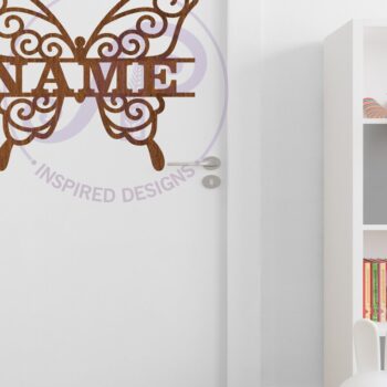 Intra απο ξύλο plywood 3mm-4mm πάχος Butterfly Swirls Design 2 Name Δίασταση 6x6 cm INTRAFABR-113279666 - Image 3