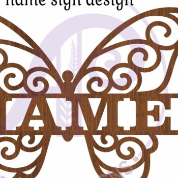 Intra απο ξύλο plywood 3mm-4mm πάχος Butterfly Swirls Design 2 Name Δίασταση 6x6 cm INTRAFABR-113279666 - Image 4