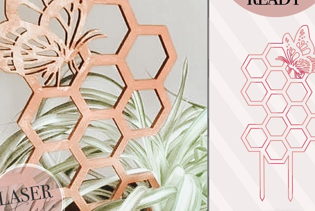 Intra απο ξύλο plywood 3mm-4mm πάχος Butterfly Trellis Plant Stake Δίασταση 4x4 cm INTRAFABR-72796055