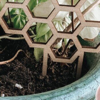 Intra απο ξύλο plywood 3mm-4mm πάχος Butterfly Trellis Plant Stake Δίασταση 4x4 cm INTRAFABR-72796055 - Image 4