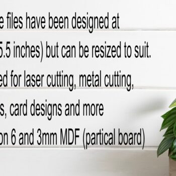 Intra απο ξύλο plywood 3mm-4mm πάχος Πεταλούδα δύο επιπέδων κοπής με λέιζερ D4 Δίασταση 30x20 cm INTRAFABR-121560403 - Image 5