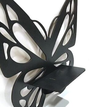 Intra απο ξύλο plywood 3mm-4mm πάχος Ράφι τοίχου πεταλούδα Δίασταση 30x20 cm INTRAFABR-35440994 - Image 2