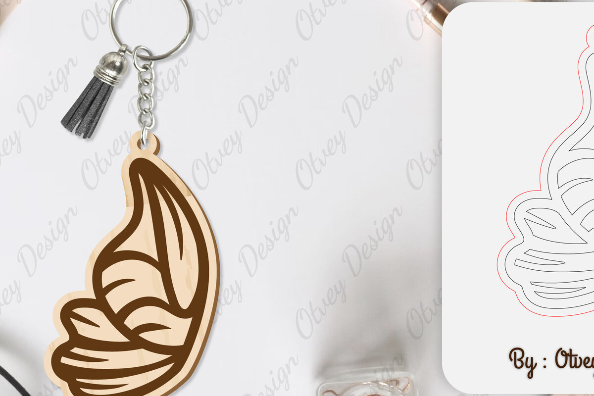 Intra απο ξύλο plywood 3mm-4mm πάχος Μπρελόκ με φτερό πεταλούδας με λέιζερ Δίασταση 6x6 cm INTRAFABR-101180118