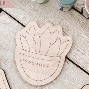 Intra απο ξύλο plywood 3mm-4mm πάχος Cactus DiY Craft Kit Δίασταση 6x6 cm INTRAFABR-75548346 - Image 3