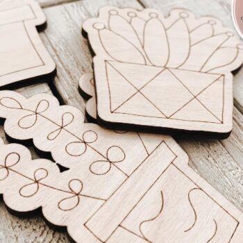 Intra απο ξύλο plywood 3mm-4mm πάχος Cactus DiY Craft Kit Δίασταση 6x6 cm INTRAFABR-75548346 - Image 6