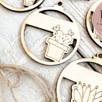 Intra απο ξύλο plywood 3mm-4mm πάχος λέιζερ κάκτου Δίασταση 8x8 cm INTRAFABR-71921992 - Image 2