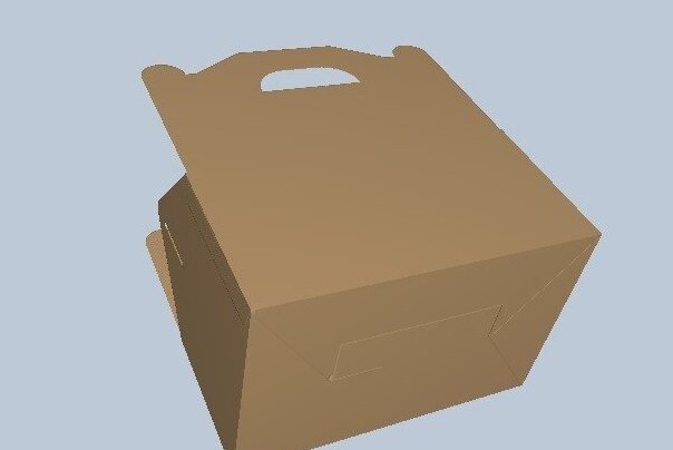 Intra απο ξύλο plywood 3mm-4mm πάχος Πρότυπο κουτί κέικ Pdf, Jpg, , , Δίασταση 7x7 cm INTRAFABR-33638136 - Image 5