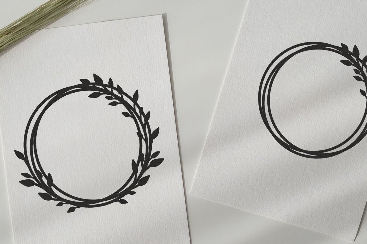Intra απο ξύλο plywood 3mm-4mm πάχος Cake Topper Frame , Circle Frame Δίασταση 20x30 cm INTRAFABR-34043818 - Image 5