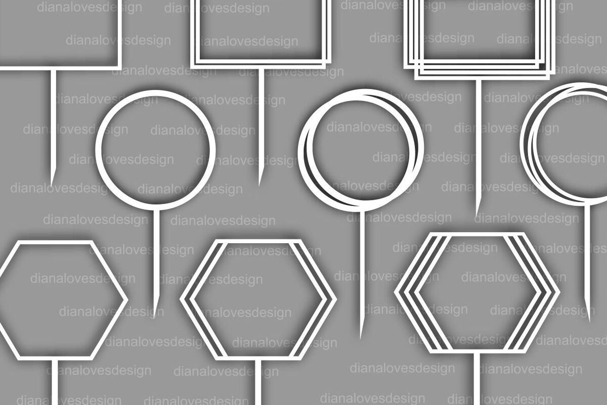 Intra απο ξύλο plywood 3mm-4mm πάχος Cake Topper Frames Δίασταση 20x30 cm INTRAFABR-32917152 - Image 2