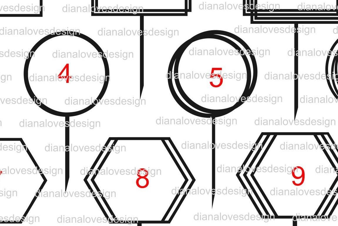 Intra απο ξύλο plywood 3mm-4mm πάχος Cake Topper Frames Δίασταση 20x30 cm INTRAFABR-32917152 - Image 3