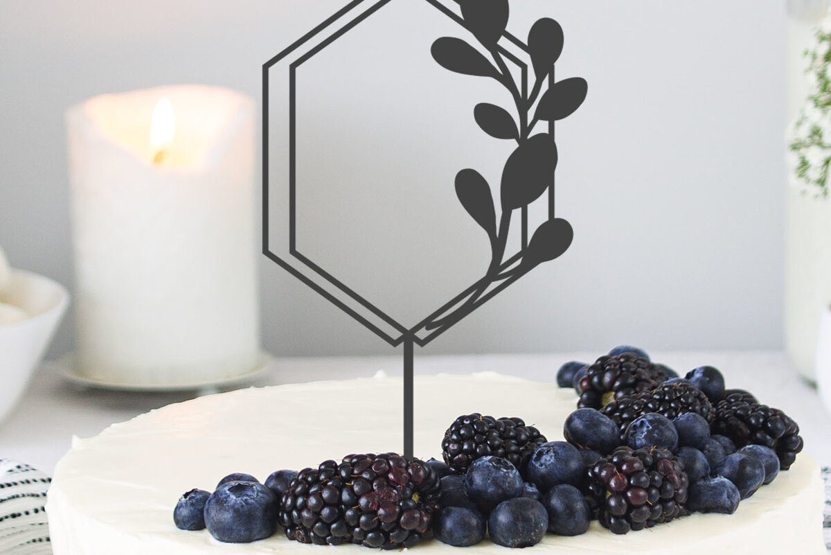 Intra απο ξύλο plywood 3mm-4mm πάχος Cake Topper Frames , Κορνίζες στεφάνων Δίασταση 20x30 cm INTRAFABR-29868119 - Image 2