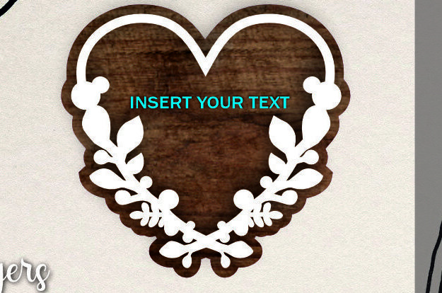 Intra απο ξύλο plywood 3mm-4mm πάχος Cake Topper Δίασταση 20x30 cm INTRAFABR-110793142 - Image 3
