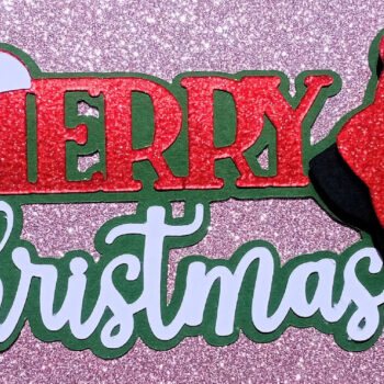 Intra απο ξύλο plywood 3mm-4mm πάχος Cake Topper Καλά Χριστούγεννα Santa Δίασταση 4x4 cm INTRAFABR-112667587 - Image 3