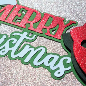 Intra απο ξύλο plywood 3mm-4mm πάχος Cake Topper Καλά Χριστούγεννα Santa Δίασταση 4x4 cm INTRAFABR-112667587 - Image 4