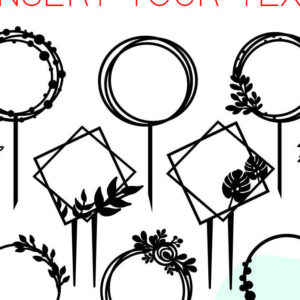 Intra απο ξύλο plywood 3mm-4mm πάχος Cake Topper , Frames ,  Δίασταση 20x30 cm INTRAFABR-29900418