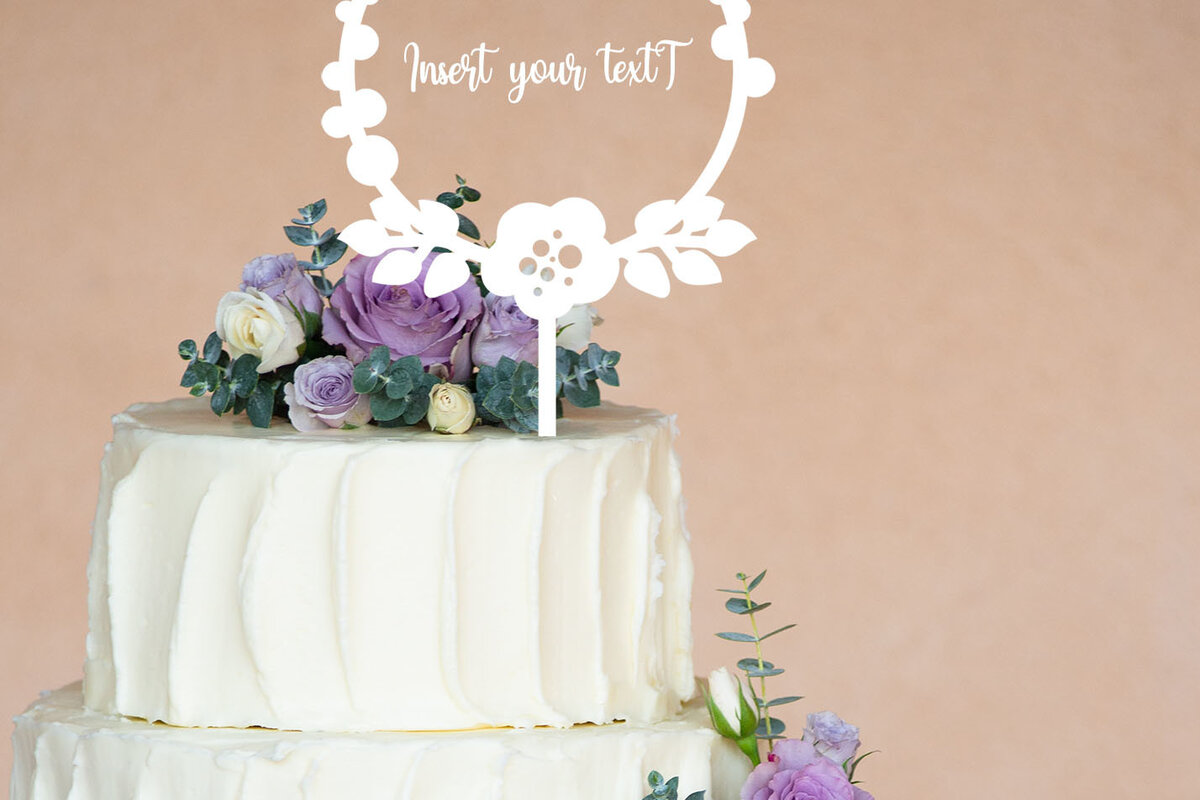 Intra απο ξύλο plywood 3mm-4mm πάχος Cake Topper , Frames , Δίασταση 20x30 cm INTRAFABR-29900418 - Image 3