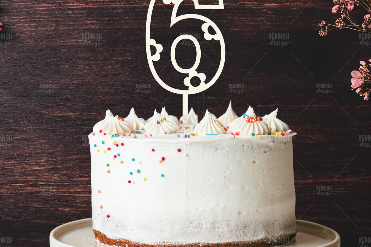 Intra απο ξύλο plywood 3mm-4mm πάχος Cake Daisy Numbers 0-9 Δίασταση 15x15 cm INTRAFABR-120410504 - Image 8
