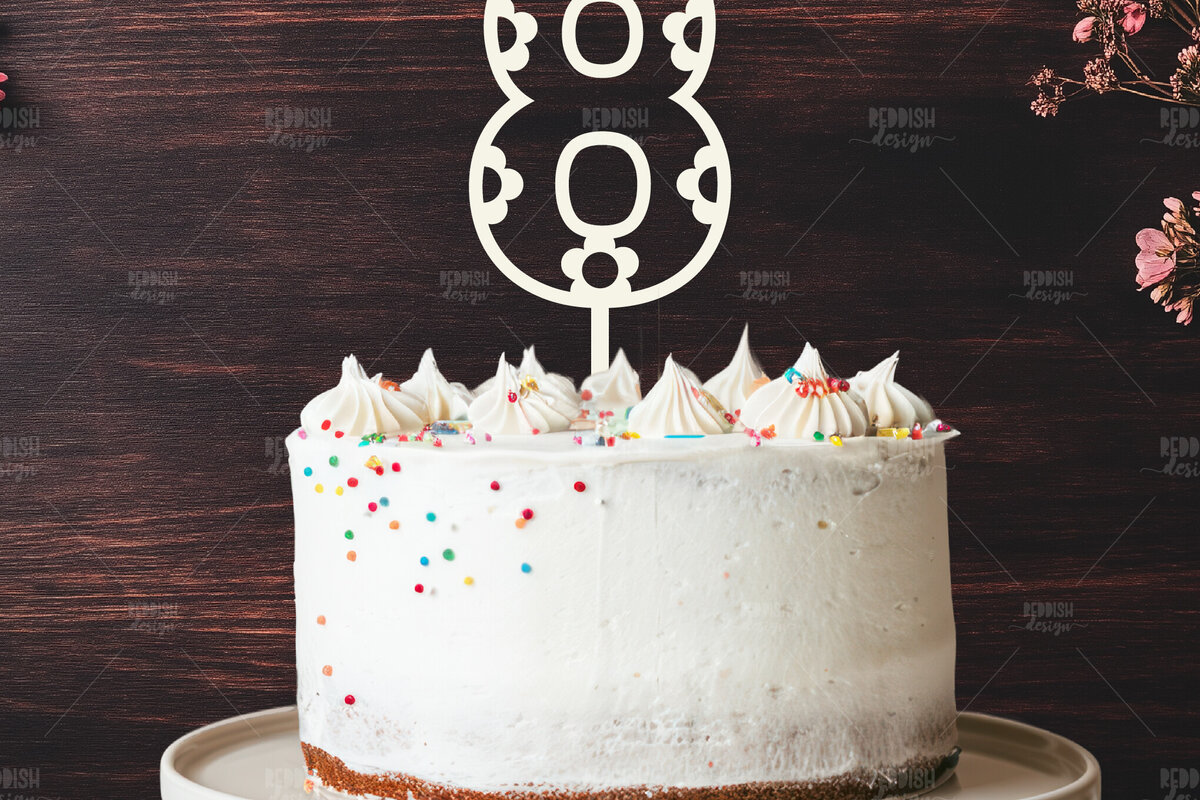 Intra απο ξύλο plywood 3mm-4mm πάχος Cake Daisy Numbers 0-9 Δίασταση 15x15 cm INTRAFABR-120410504 - Image 10