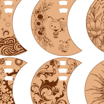 Intra απο ξύλο plywood 3mm-4mm πάχος αποκοπής λέιζερ με δέσμη ημερολογίου Δίασταση 15x15 cm INTRAFABR-22245871 - Image 10