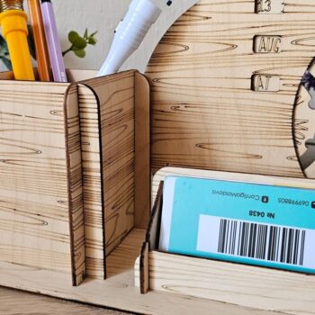 Intra απο ξύλο plywood 3mm-4mm πάχος Calendar File, Perpetual Δίασταση 30x20 cm INTRAFABR-117928568 - Image 3