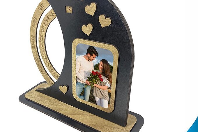 Intra απο ξύλο plywood 3mm-4mm πάχος Calendar , Perpetual Calendar Δίασταση 15x15 cm INTRAFABR-35441303