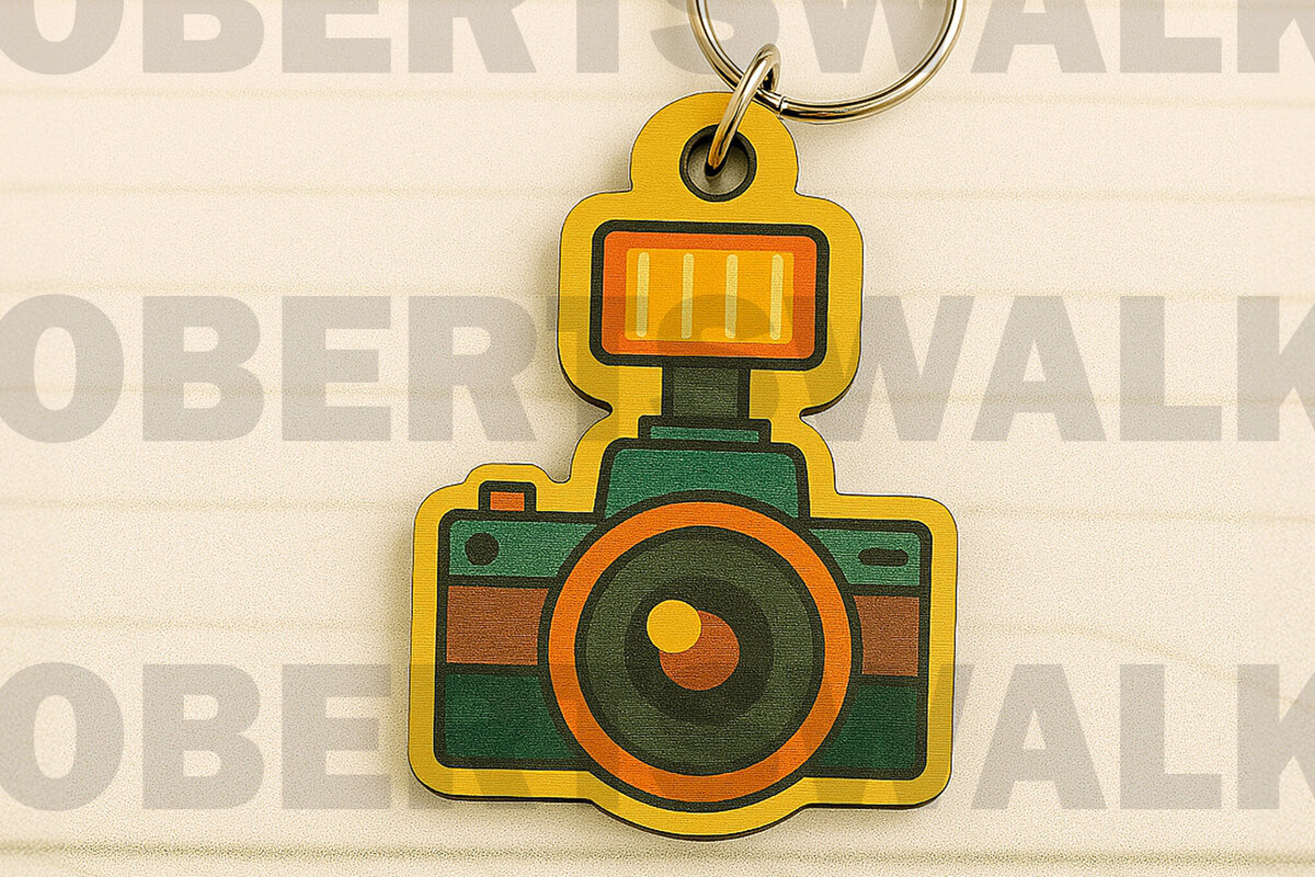 Intra απο ξύλο plywood 3mm-4mm πάχος Μπρελόκ κάμερας Δίασταση 3x3 cm INTRAFABR-123666142