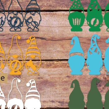 Intra απο ξύλο plywood 3mm-4mm πάχος Camping Gnomes for Camping Lover Δίασταση 40x40 cm INTRAFABR-68921304 - Image 2