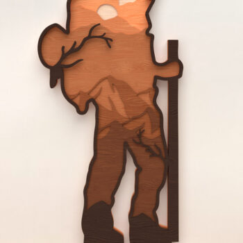 Intra απο ξύλο plywood 3mm-4mm πάχος τέχνης πολυεπίπεδης κατασκήνωσης και πεζοπορίας Δίασταση 30x20 cm INTRAFABR-119868169 - Image 2