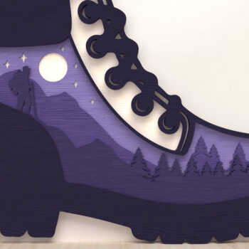 Intra απο ξύλο plywood 3mm-4mm πάχος τέχνης πολυεπίπεδης κατασκήνωσης και πεζοπορίας Δίασταση 30x20 cm INTRAFABR-119868169 - Image 6