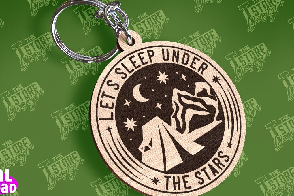 Intra απο ξύλο plywood 3mm-4mm πάχος Μπρελόκ Camping | Περιπέτεια Δίασταση 6x6 cm INTRAFABR-94674639