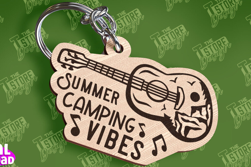 Intra απο ξύλο plywood 3mm-4mm πάχος Μπρελόκ Camping | Περιπέτεια Δίασταση 6x6 cm INTRAFABR-94674681