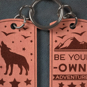 Intra απο ξύλο plywood 3mm-4mm πάχος Camping Keychain | Κατασκήνωση Δίασταση 6x6 cm INTRAFABR-67092971