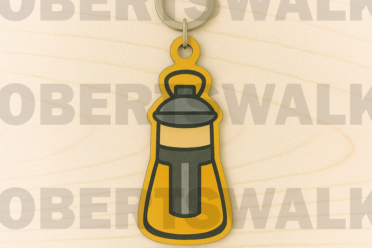 Intra απο ξύλο plywood 3mm-4mm πάχος Μπρελόκ Φανάρι Κάμπινγκ Δίασταση 4x4 cm INTRAFABR-123332649